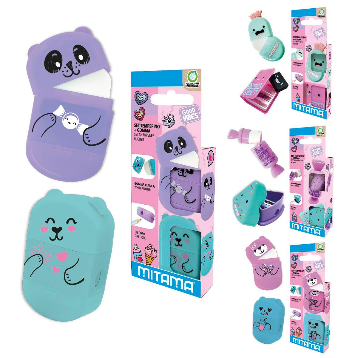 Set Temperino e Gomma Fantasy Girl Mitama Bl. 2 pz. (25594364)