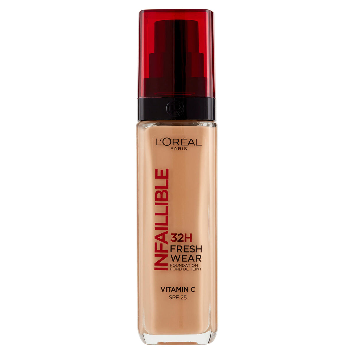 L'Oréal Paris Fondotinta Liquido Infaillible 32H Fresh Wear a Lunga Tenuta SPF25, Cool 140 30 ml (25531857)