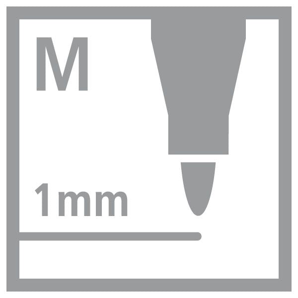 Marcatore - STABILO OHPen universal Permanente - Tratto Medio (1 mm) - Rosso (25534240)