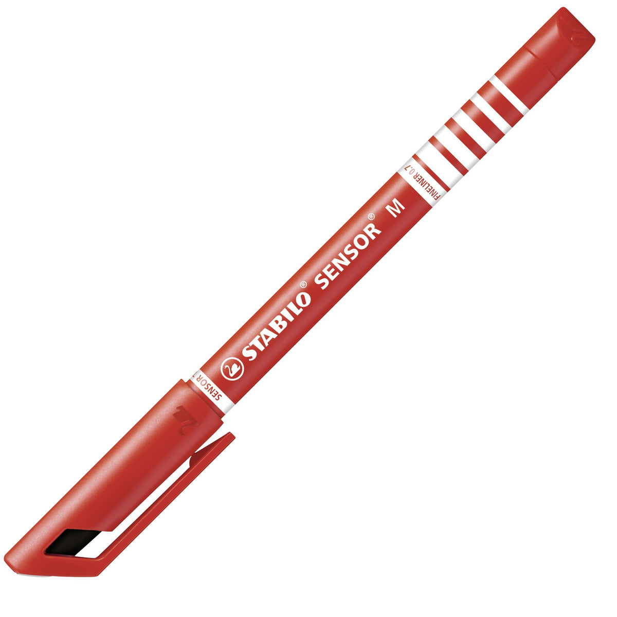 Fineliner con punta ammortizzata - STABILO SENSOR M - Tratto Medio (0,7 mm) - Rosso (25529351)