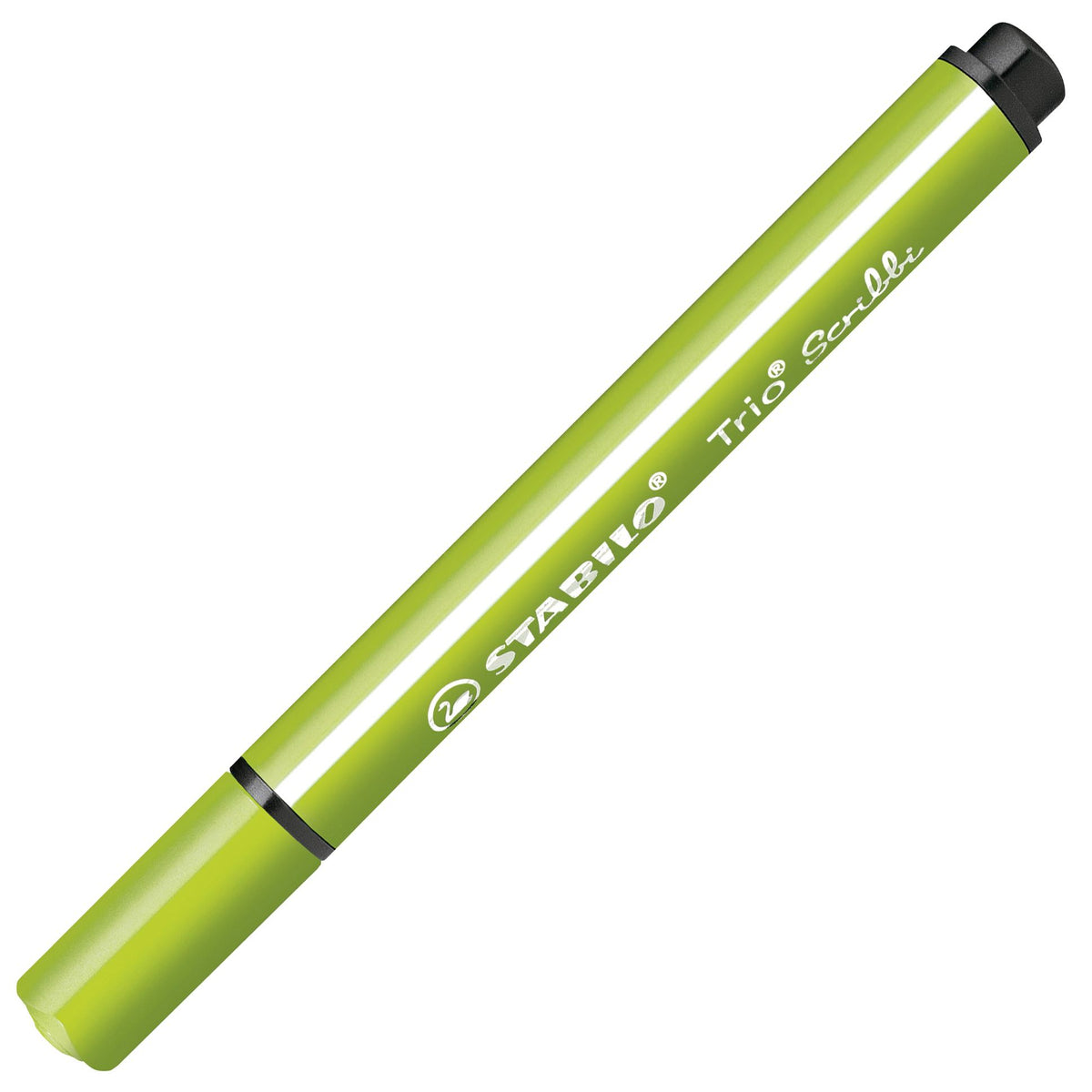 Pennarello triangolare con punta ammortizzata - STABILO Trio Scribbi - Verde chiaro (25578050)