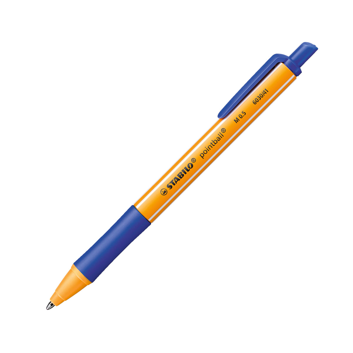 Penna a sfera Ecosostenibile - STABILO pointball - CO2 neutral - Pack da 2 - Blu (25570333)