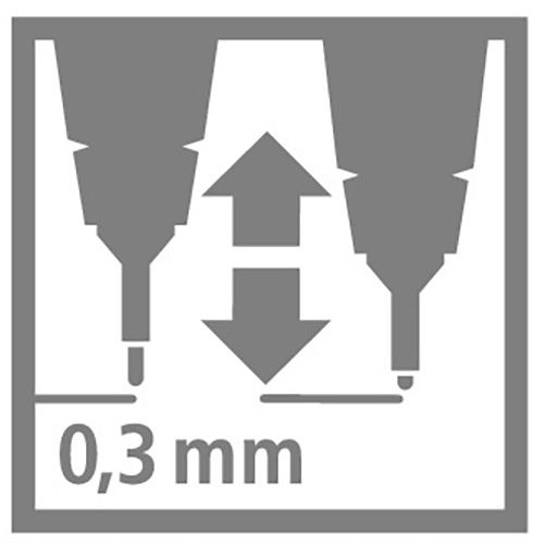 Fineliner con punta ammortizzata - STABILO SENSOR F - Tratto Fine (0,3 mm) - Turchese (25529304)