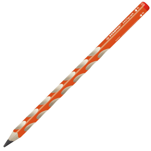 Matita Ergonomica triangolare - STABILO EASYgraph per Destrimani in Arancione - Gradazione HB (25544968)