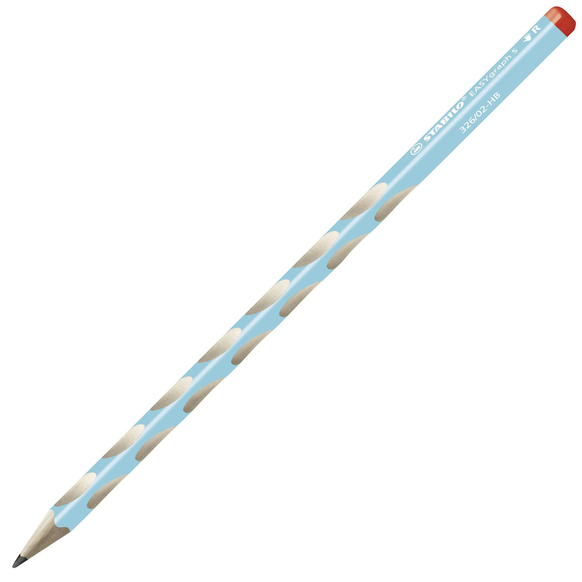 Matita Ergonomica triangolare - STABILO EASYgraph S per Destrimani in Azzurro - Gradazione HB (25545093)
