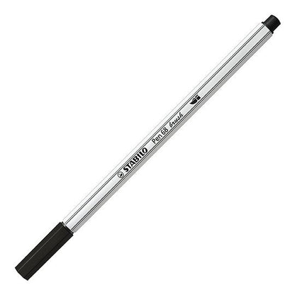 Pennarello Premium con punta a pennello - STABILO Pen 68 brush - ARTY - Astuccio da 18 - Colori assortiti (25575606)