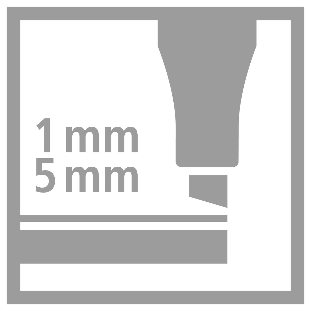 Pennarello Premium a tratto doppio (1 + 5 mm) - STABILO Pen 68 MAX - Blu Oltremare (25575005)
