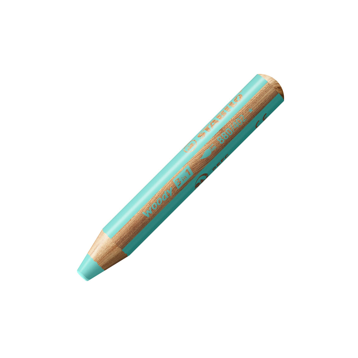 Matita colorata Multi-Funzione - STABILO woody 3 in 1 - Azzurro pastello (25540176)