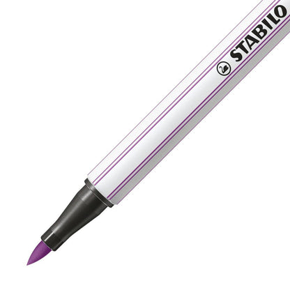 Pennarello Premium con punta a pennello - STABILO Pen 68 brush - Rollerset con 18 colori assortiti (25576355)