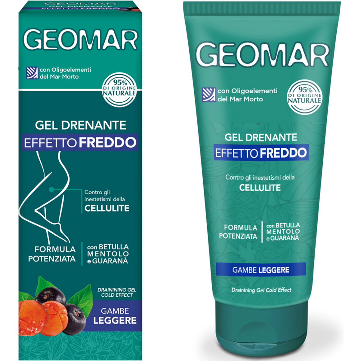 Geomar - Crema Corpo Gel Freddo Drenante Contro Gli Inestetismi Della Cellulite - 200 Ml (25530492)