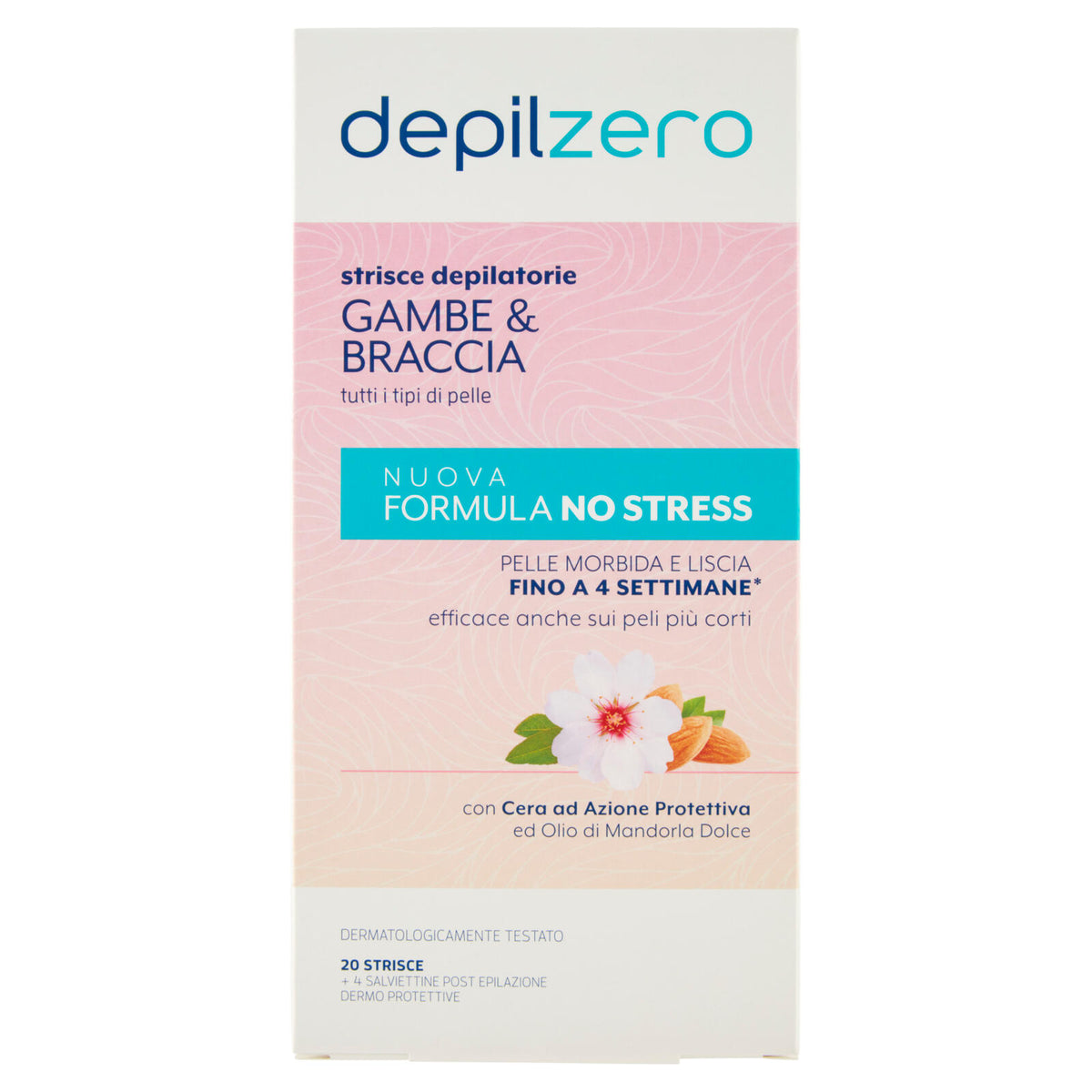 depilzero strisce depilatorie Gambe & Braccia 20 Strisce + 4 Salviettine (25525154)