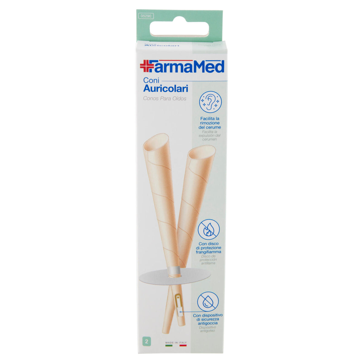 FarmaMed Coni Auricolari 2 pz (25528553)