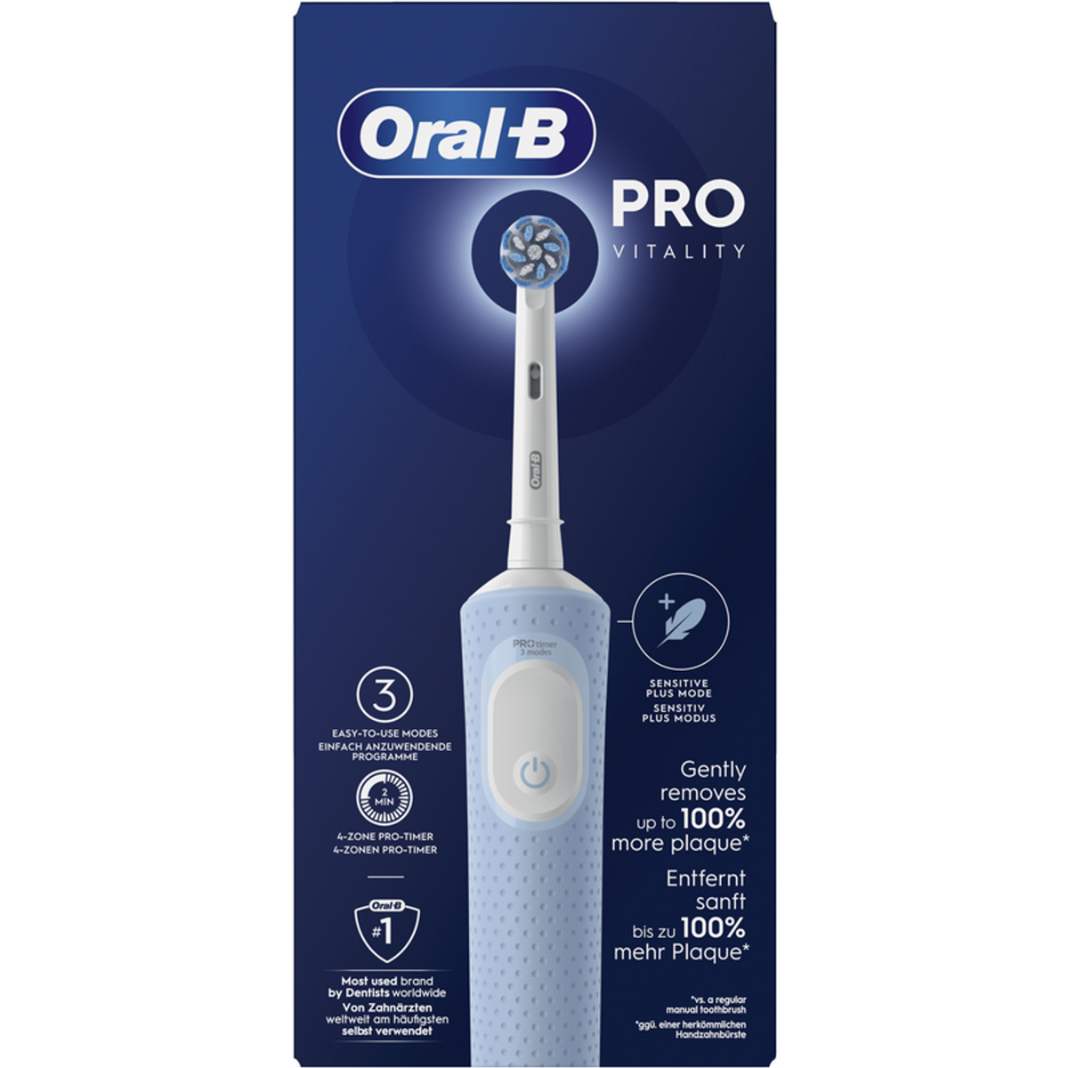 ORAL B - SPAZZOLINO ELETTRICO VITALITY PRO BLUE SENSTITIVE (25567041)