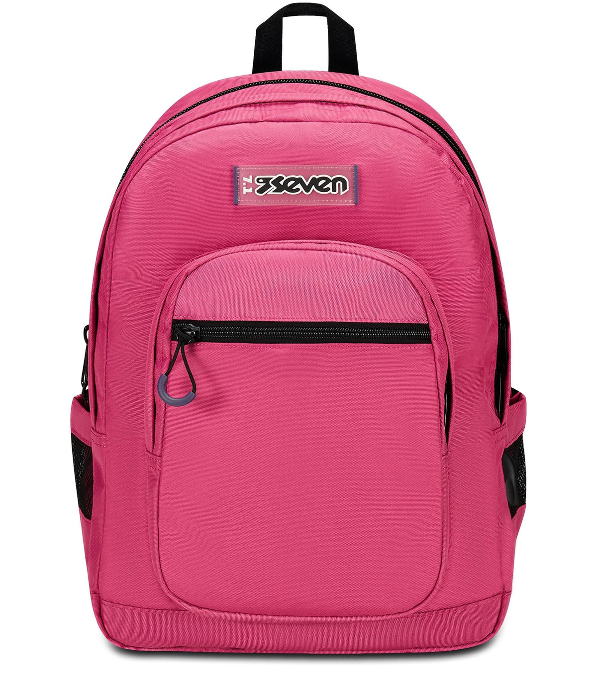 SEVEN Zaino Scuola Freethink, Fucsia, Unisex, Zaino Doppio Scomparto Con Supporto USB, Tasca Porta PC o Tablet e Tasca Porta Borraccia, Zaino Medie e Superiori (25601002)
